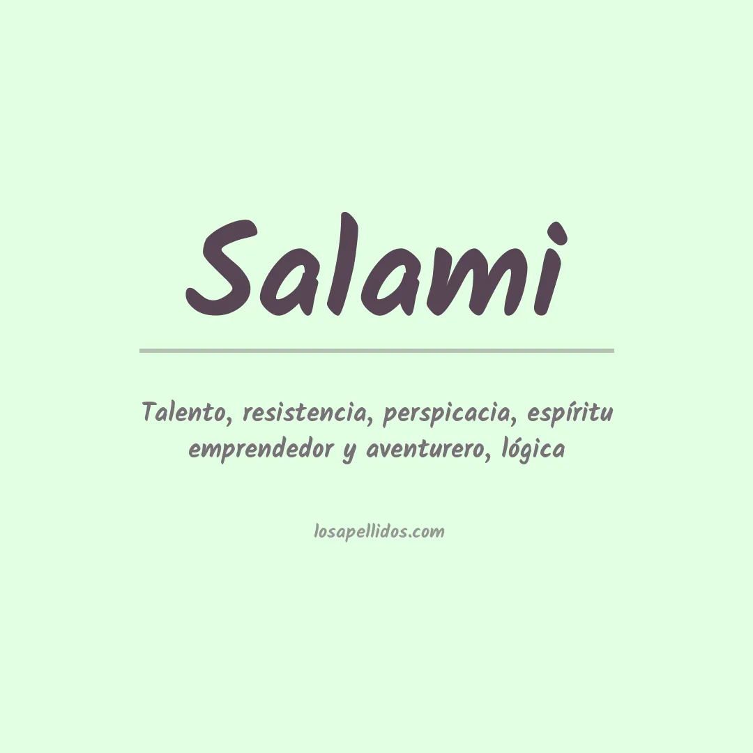 Apellido Salami