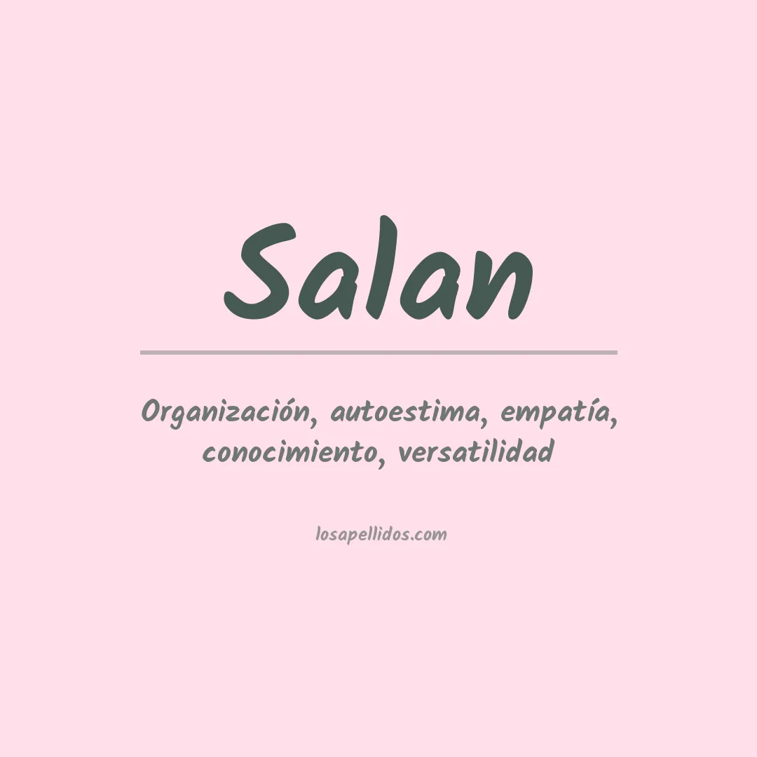 Apellido Salan
