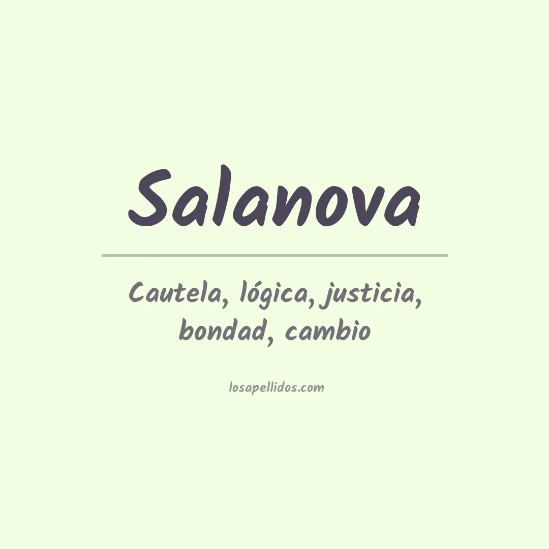 Apellido Salanova