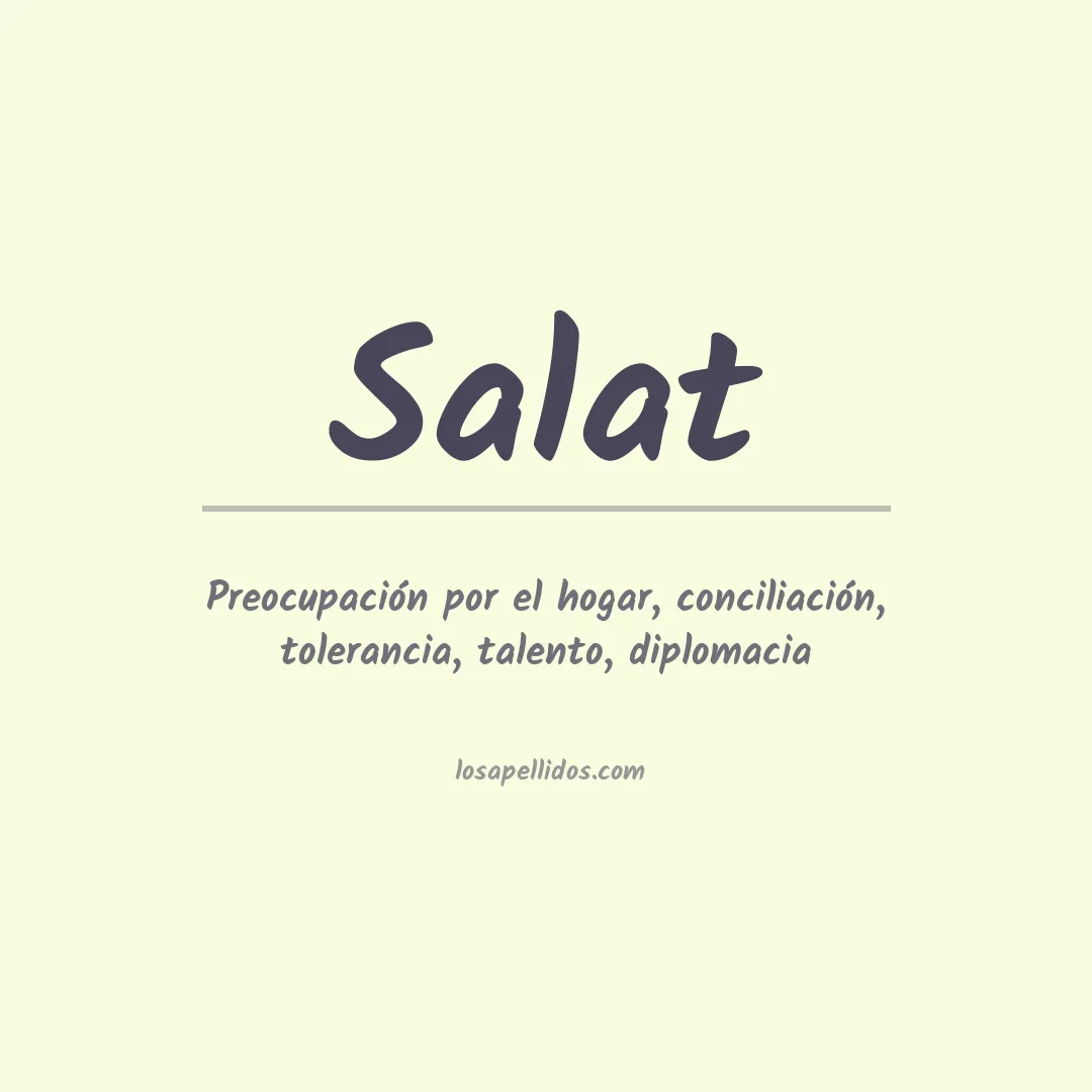 Apellido Salat