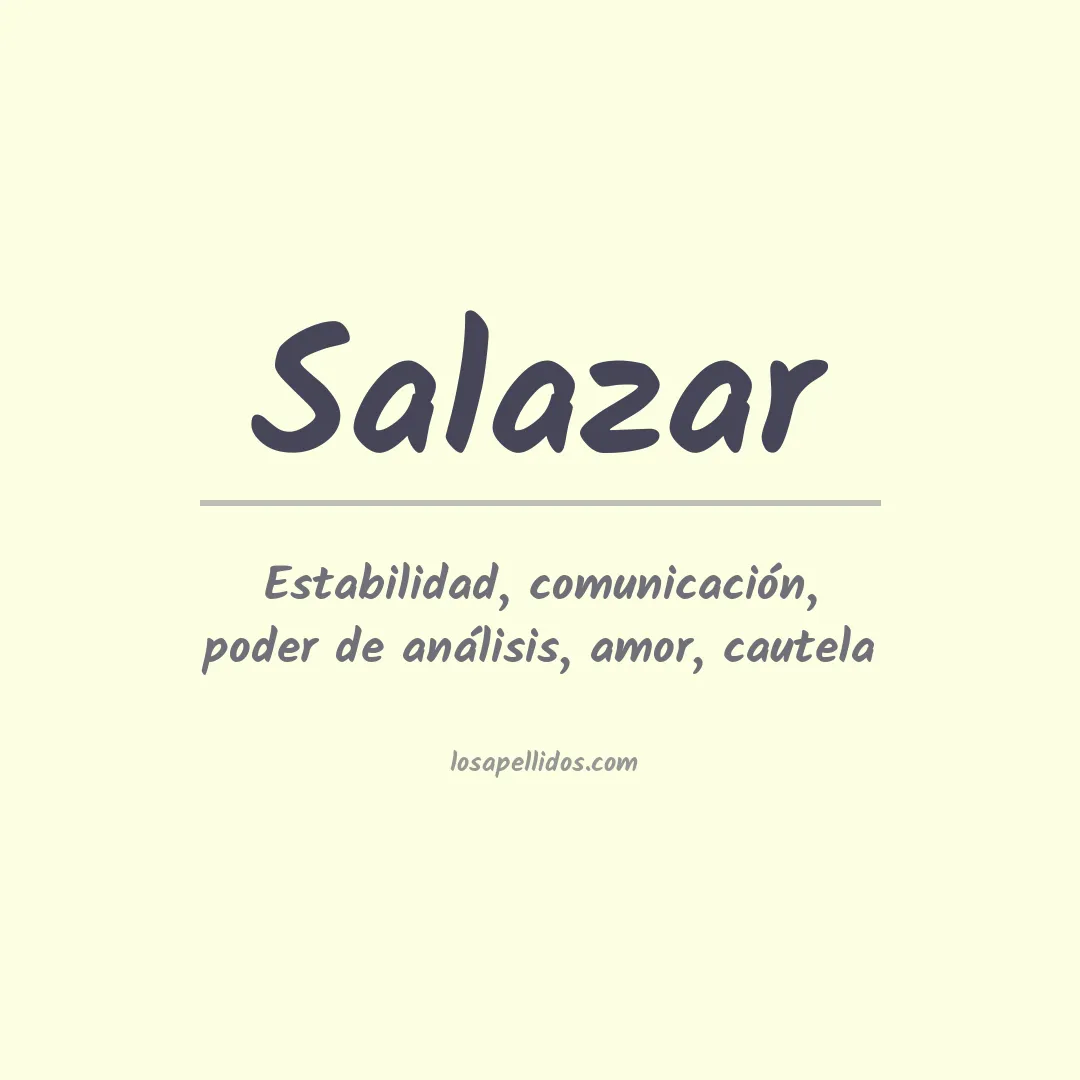 Apellido Salazar