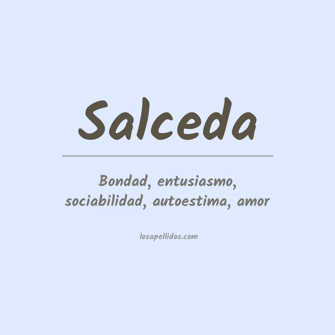 Apellido Salceda
