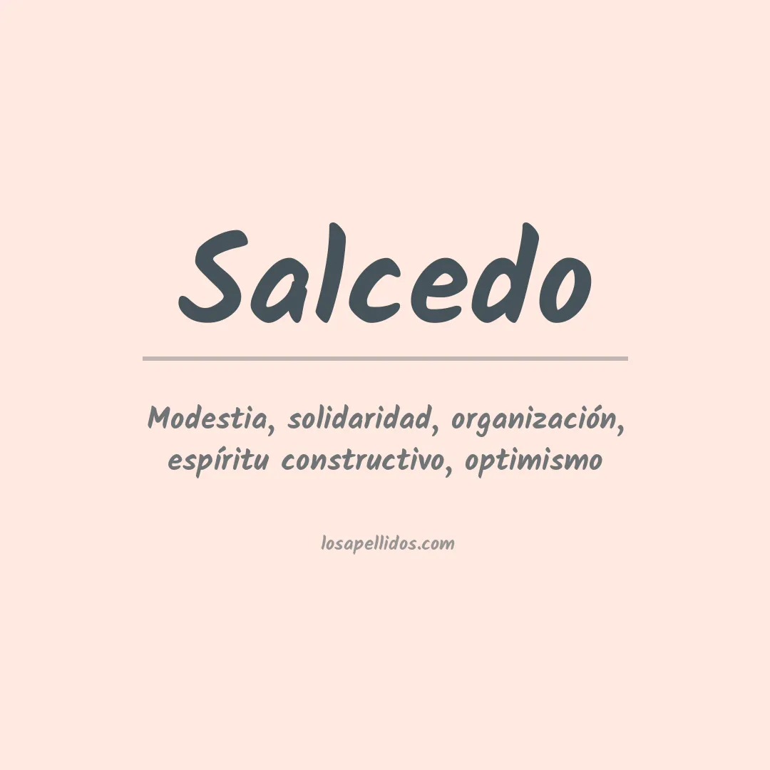 Apellido Salcedo