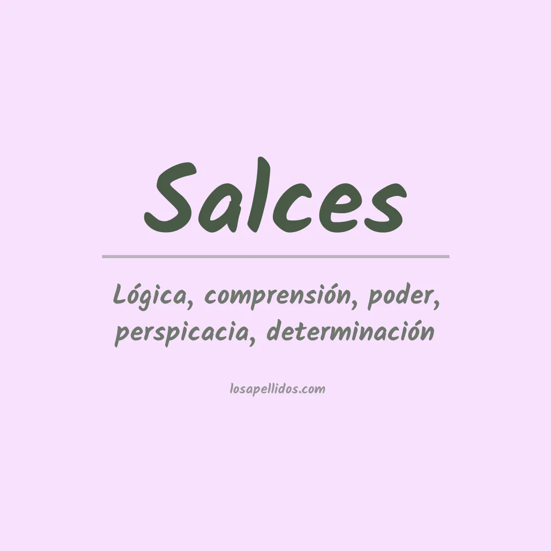 Apellido Salces