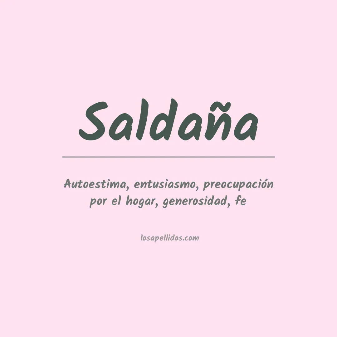 Apellido Saldaña