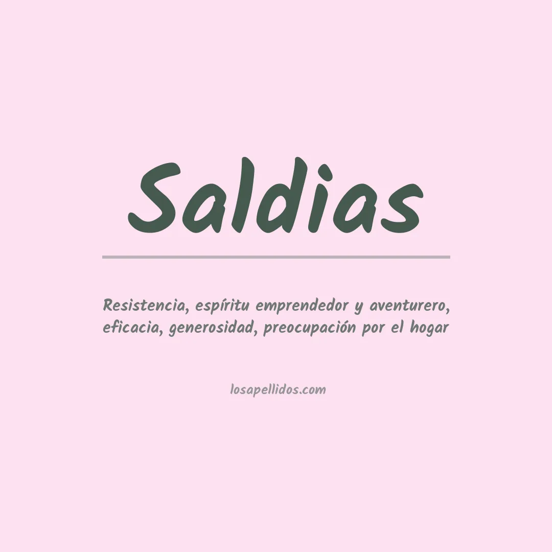 Apellido Saldías