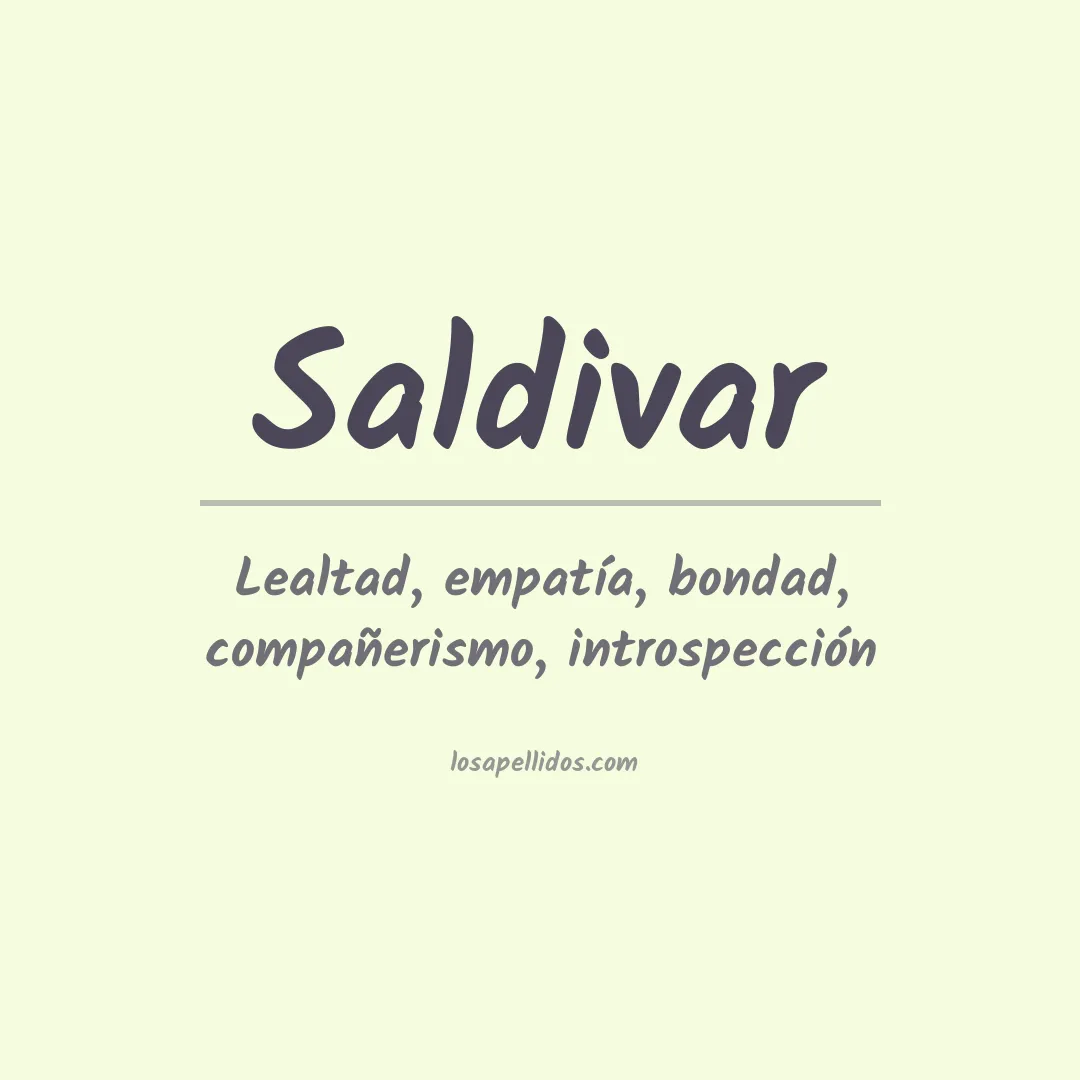 Apellido Saldivar
