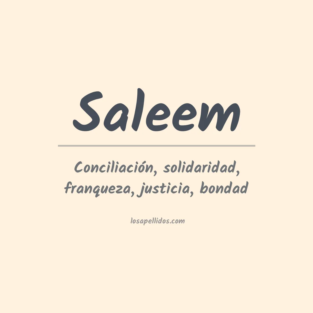 Apellido Saleem