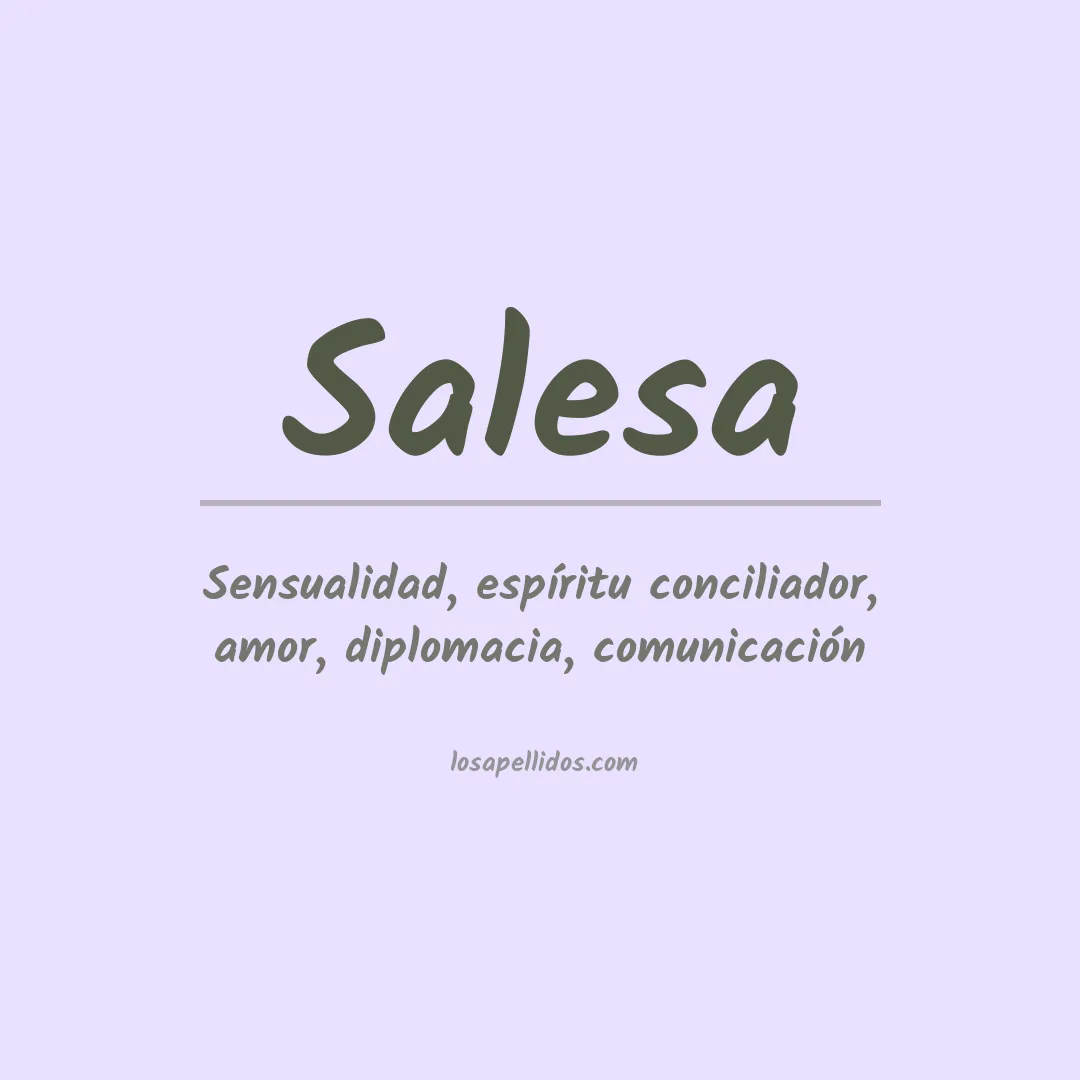 Apellido Salesa