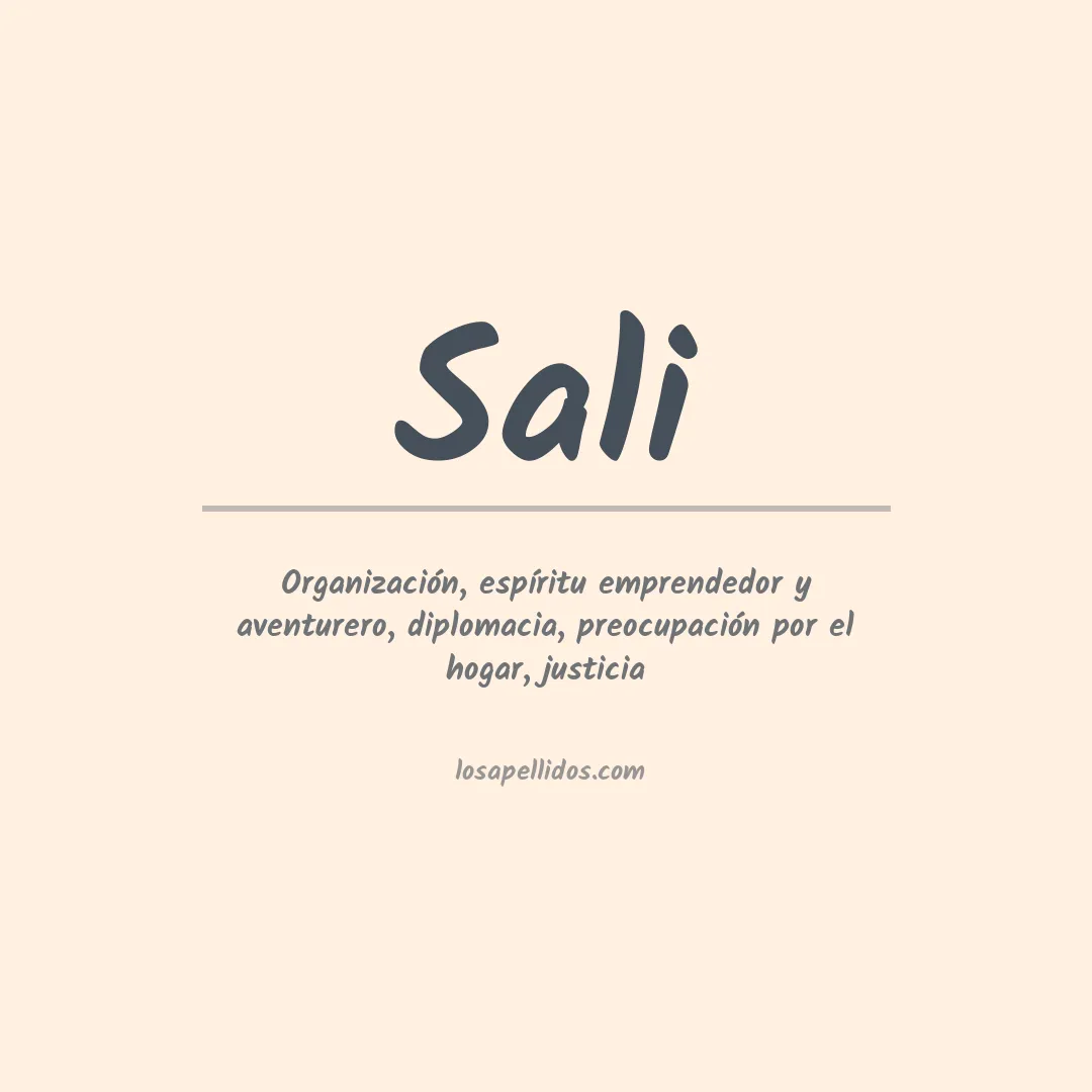 Apellido Sali