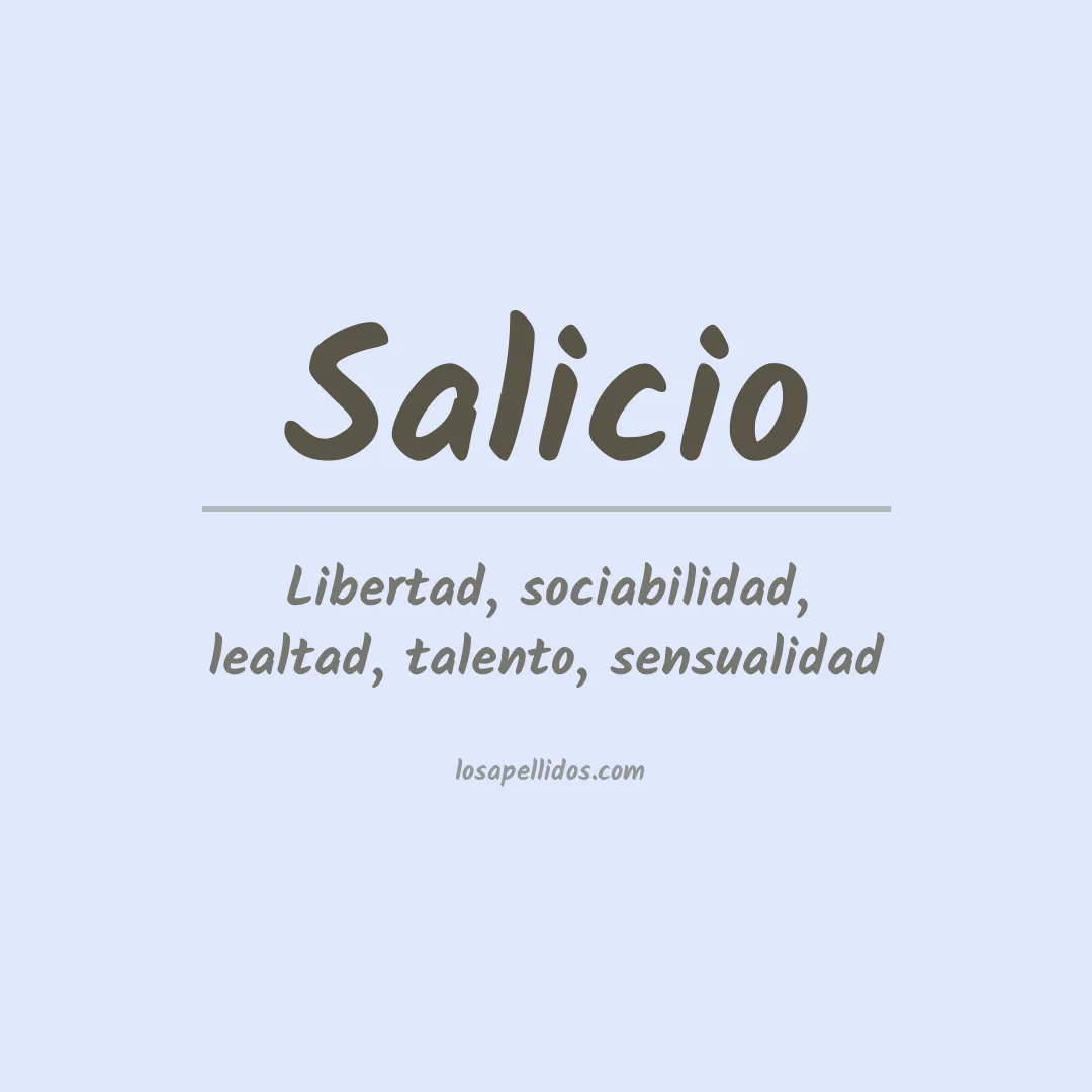 Apellido Salicio