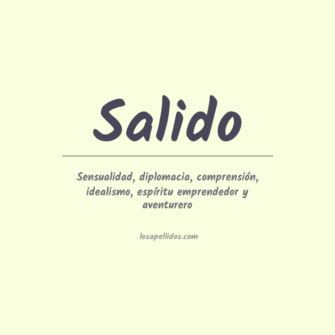 Apellido Salido
