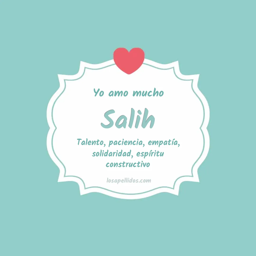 Yo amo mucho Salih