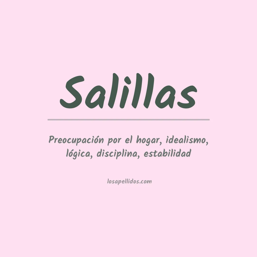 Apellido Salillas