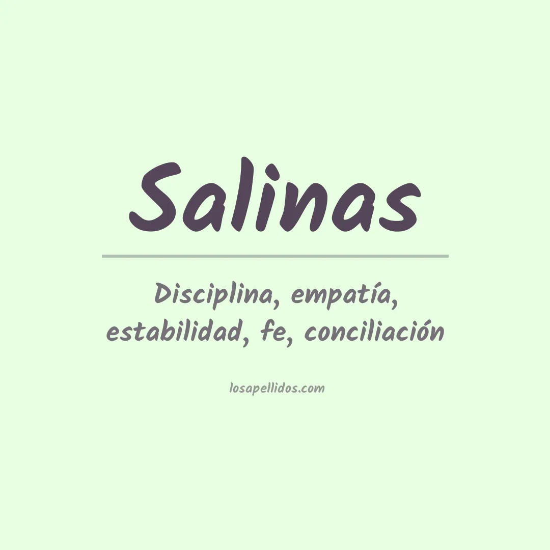 Apellido Salinas