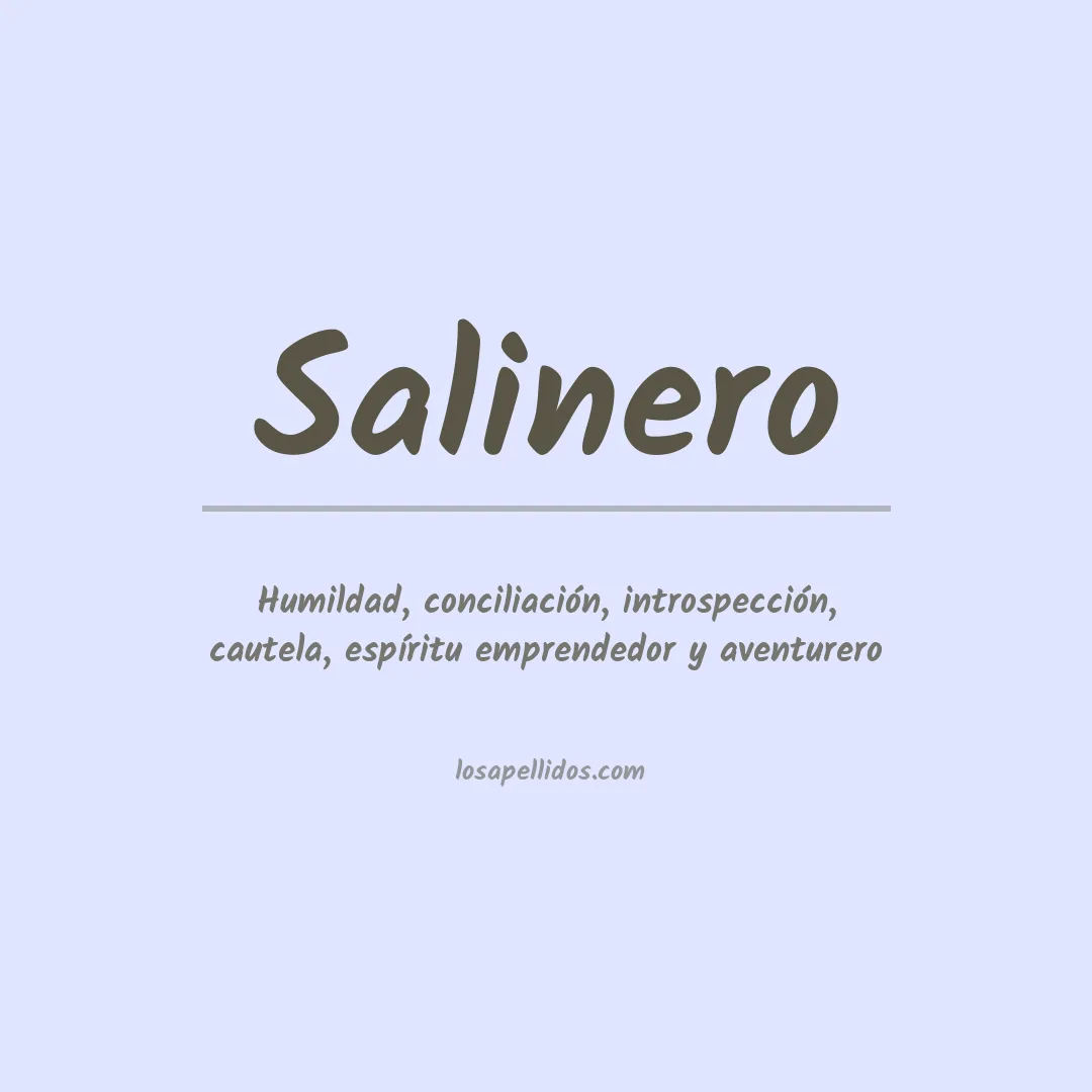 Apellido Salinero