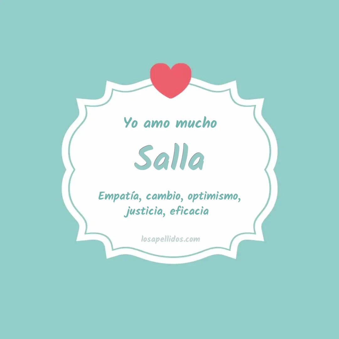 Yo amo mucho Salla