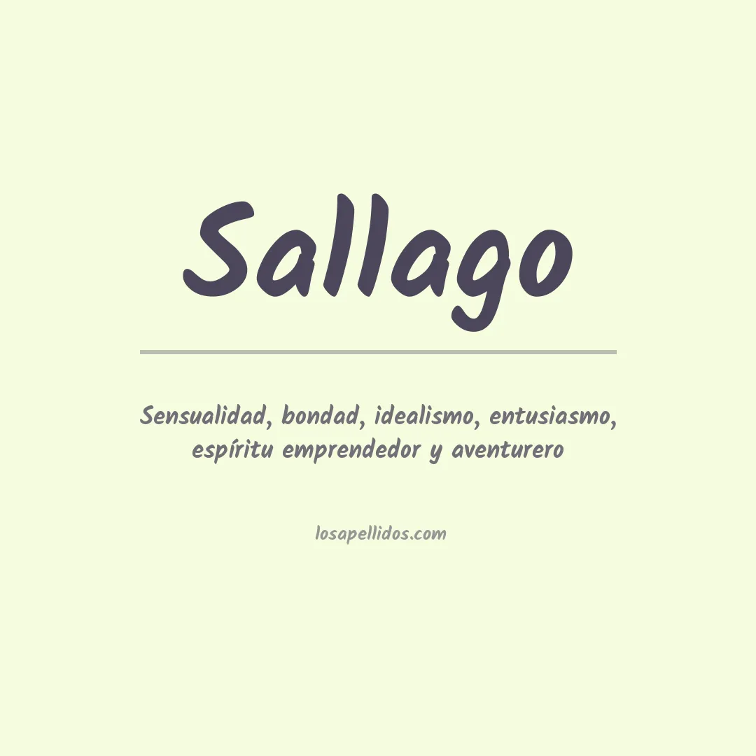 Apellido Sallago