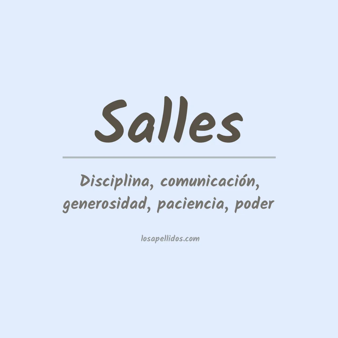 Apellido Salles