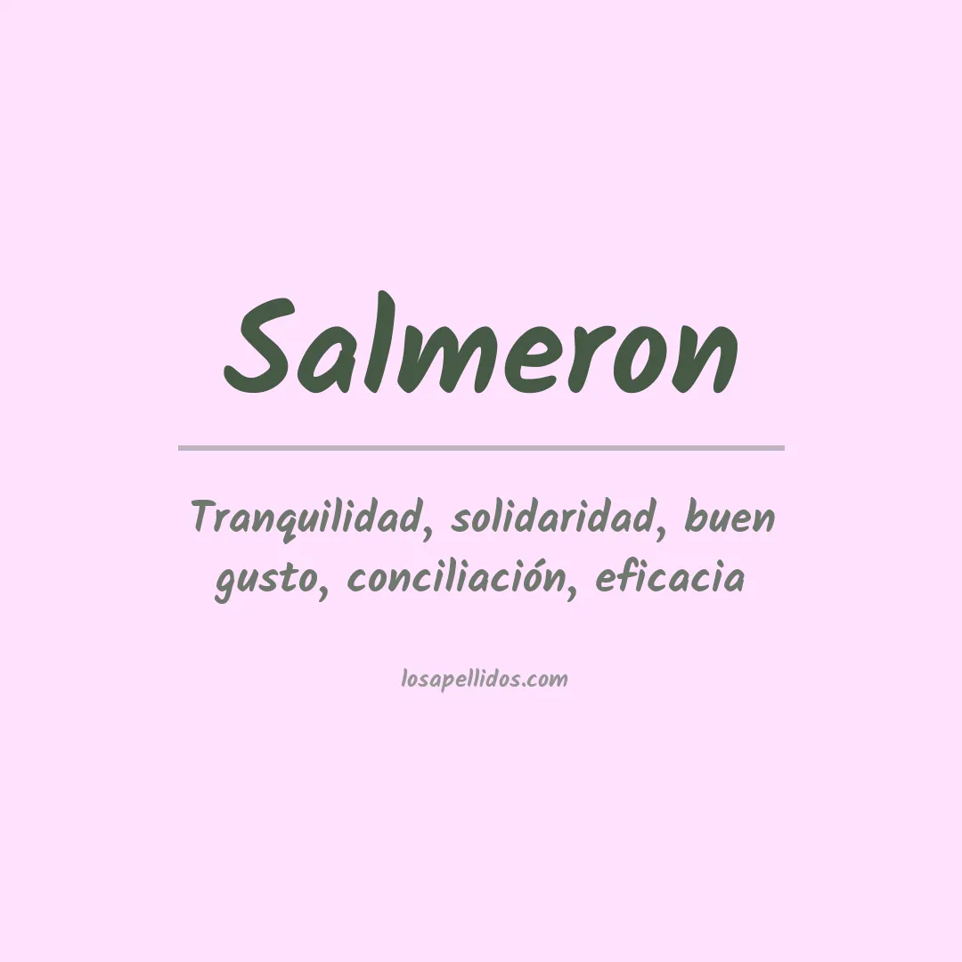 Apellido Salmerón