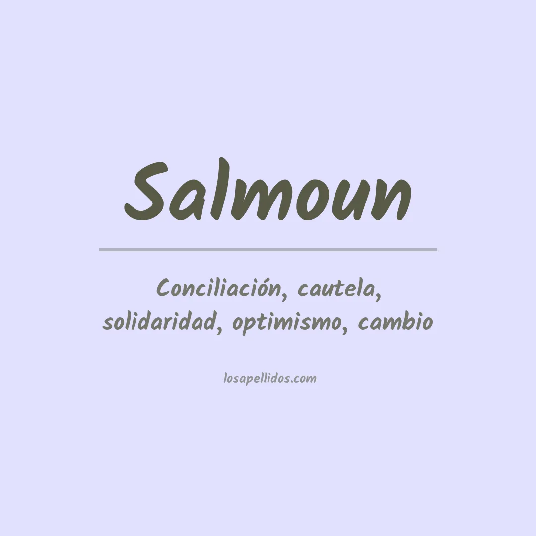Apellido Salmoun
