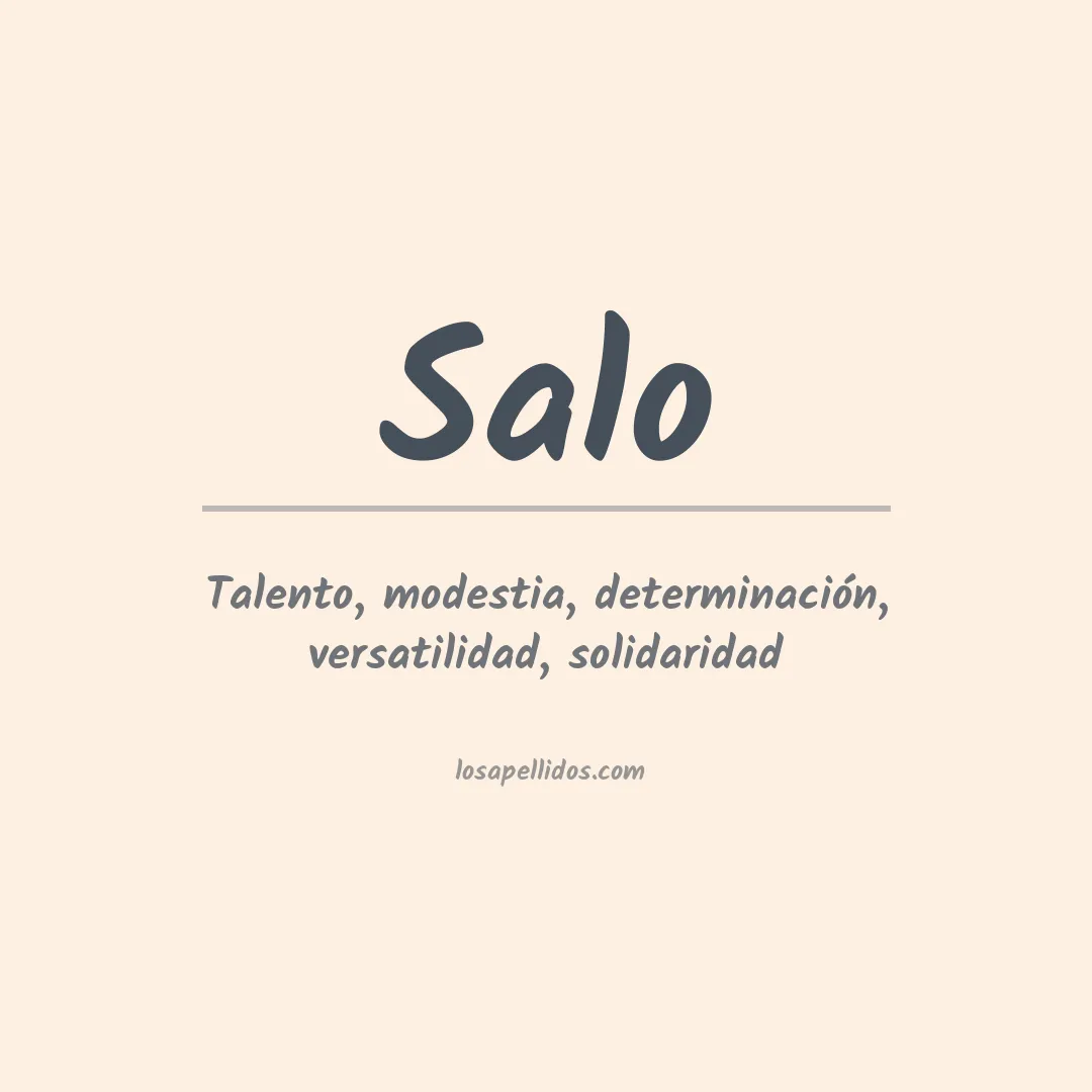 Apellido Salo