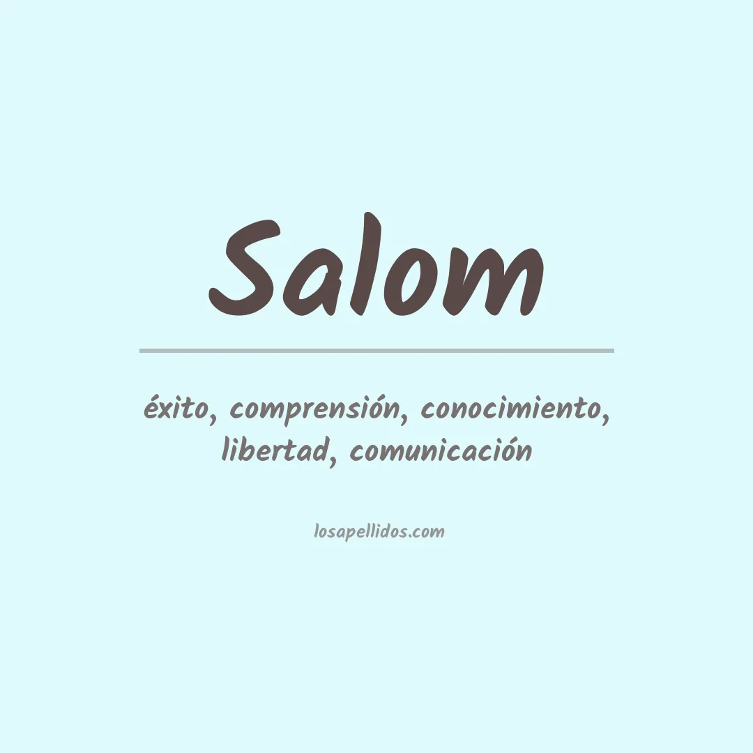 Apellido Salom