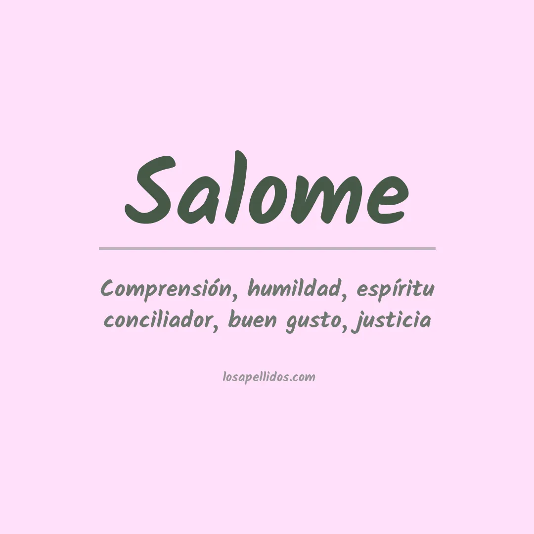 Apellido Salomé