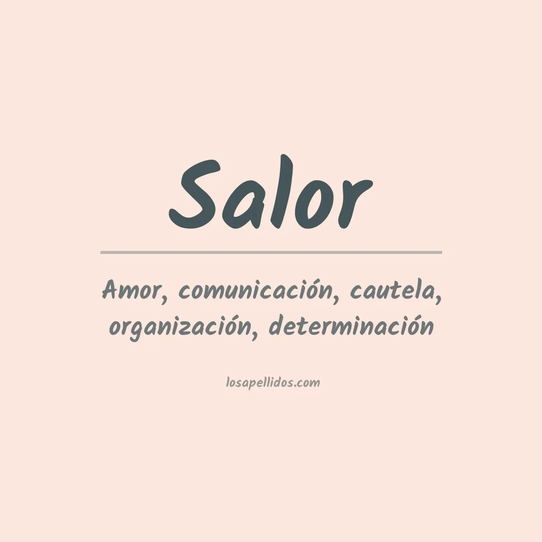 Apellido Salor
