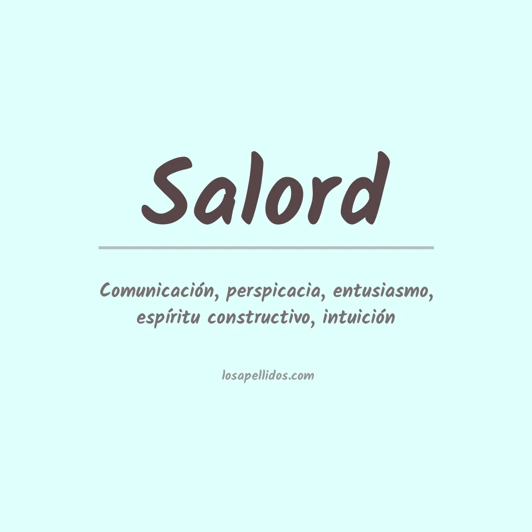 Apellido Salord