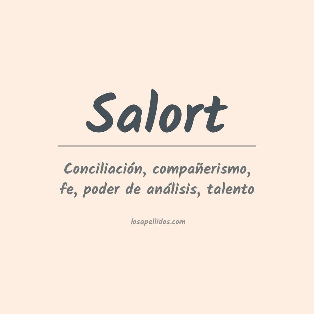 Apellido Salort