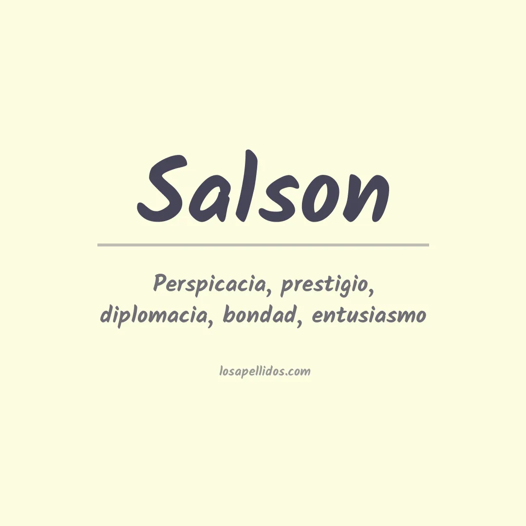 Apellido Salson