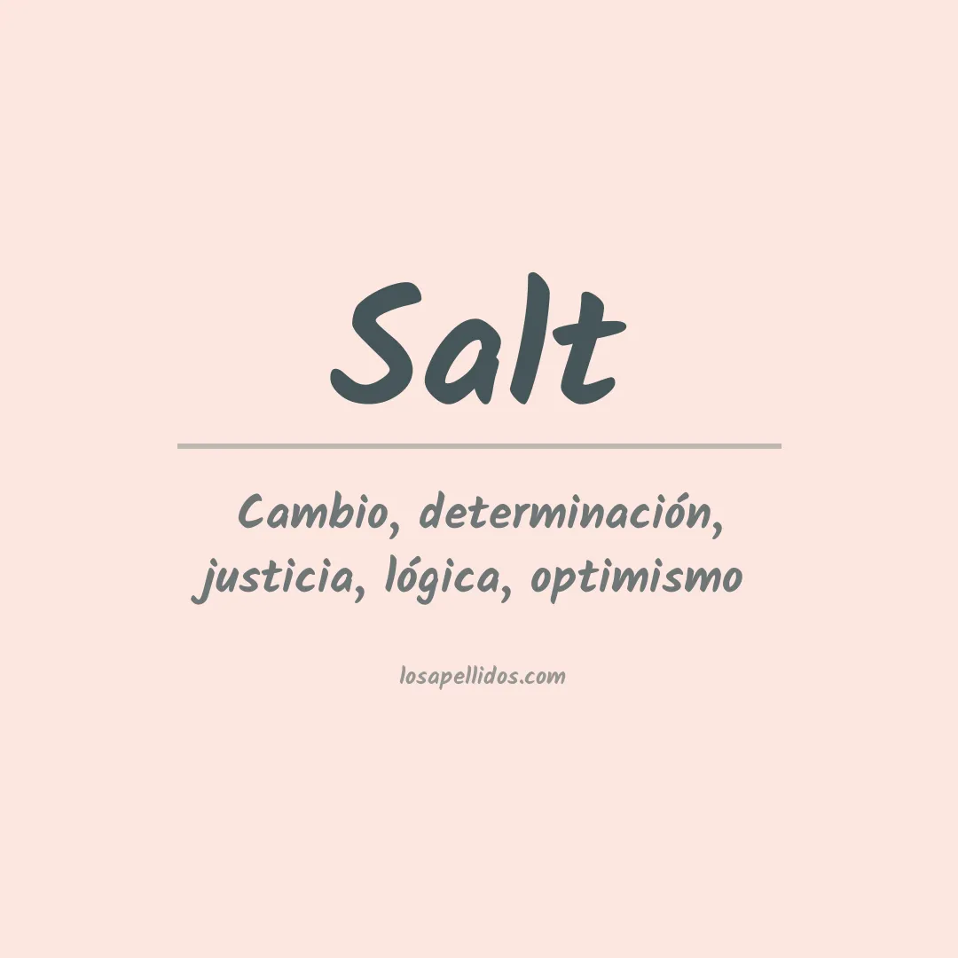 Apellido Salt