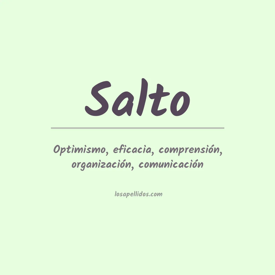 Apellido Saltó