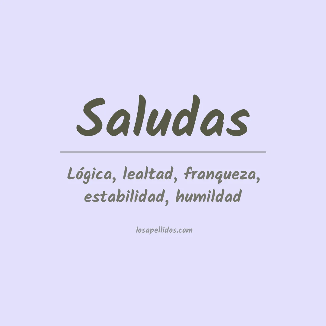 Apellido Saludas