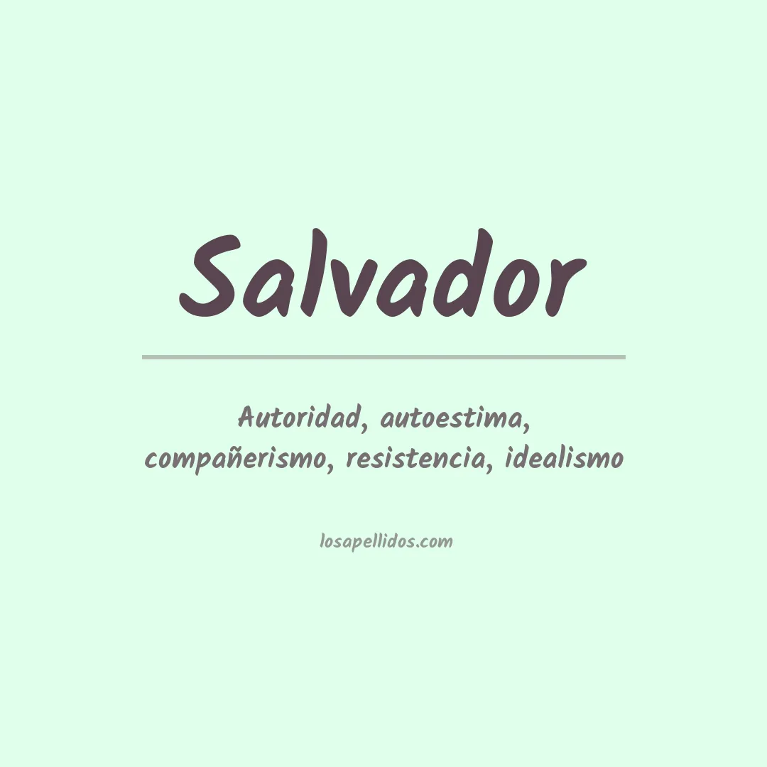 Apellido Salvador