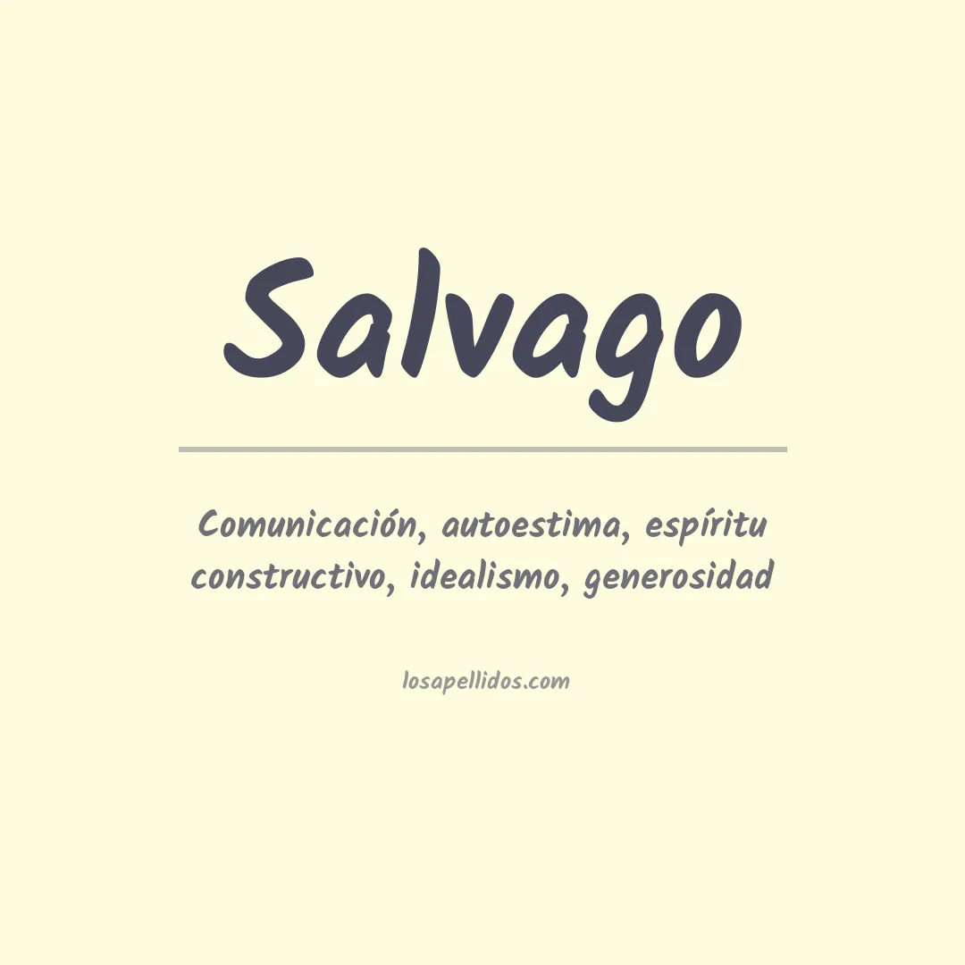 Apellido Salvago