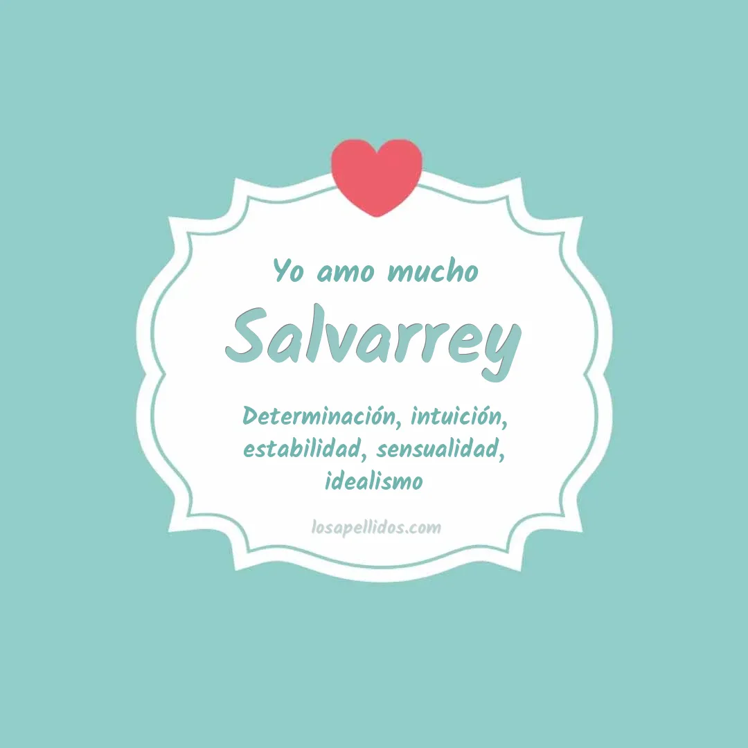 Yo amo mucho Salvarrey