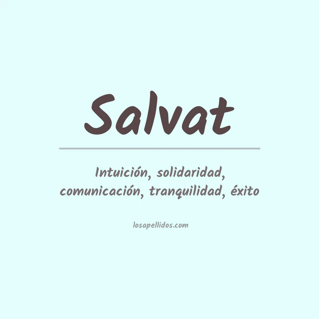Apellido Salvat