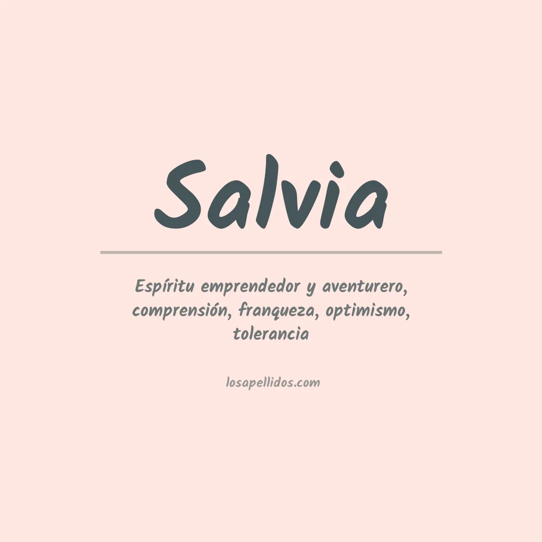 Apellido Salvia