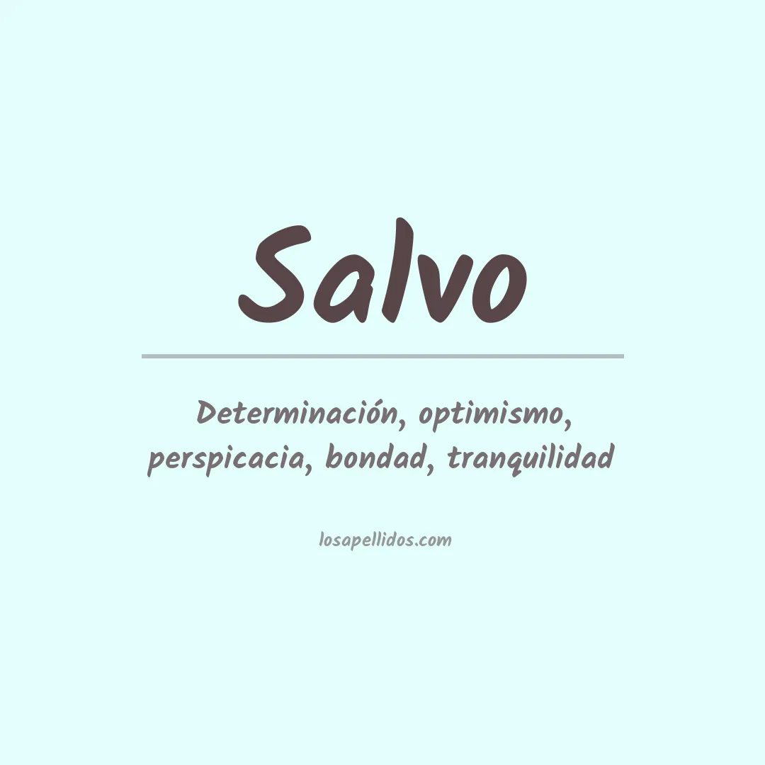 Apellido Salvo