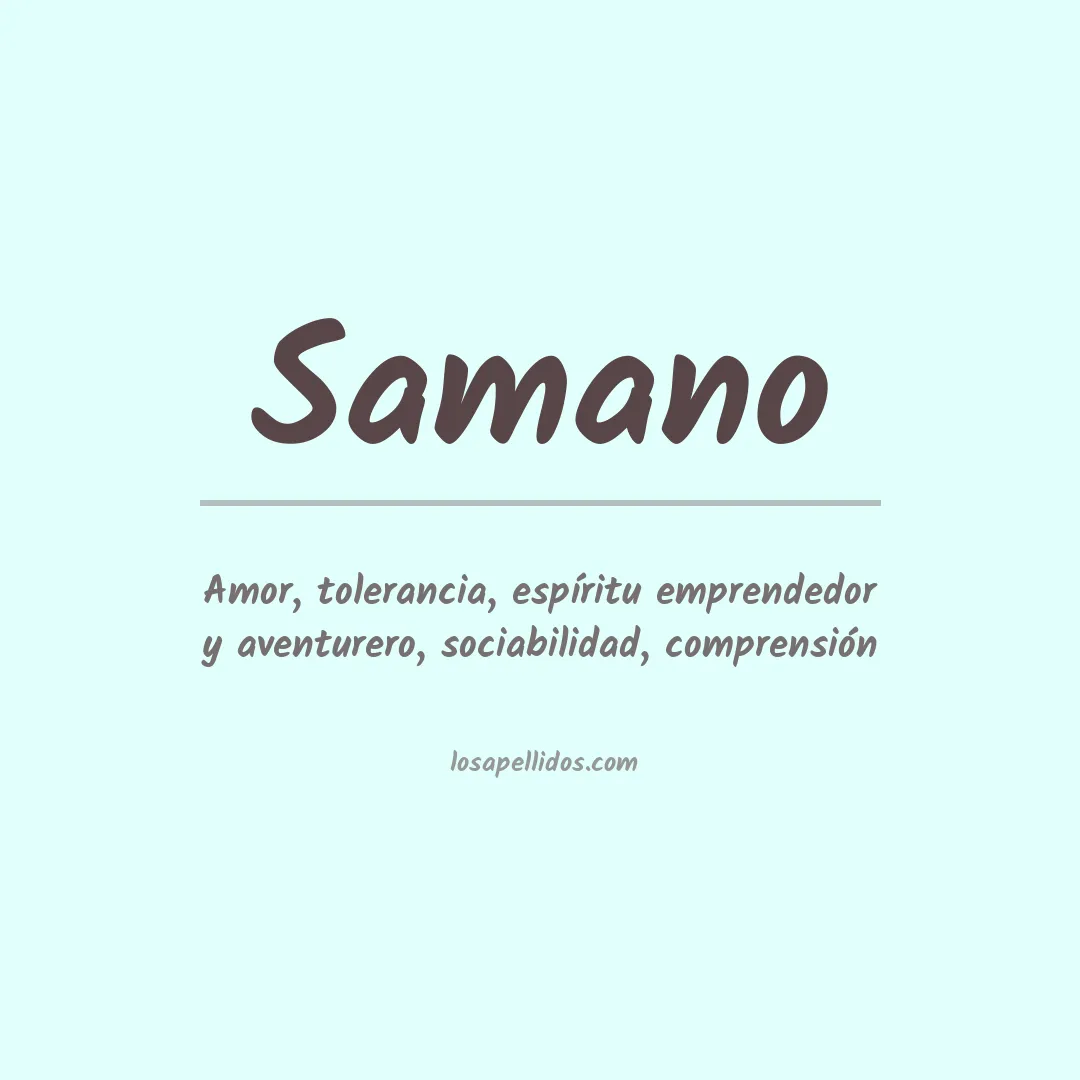 Apellido Sámano