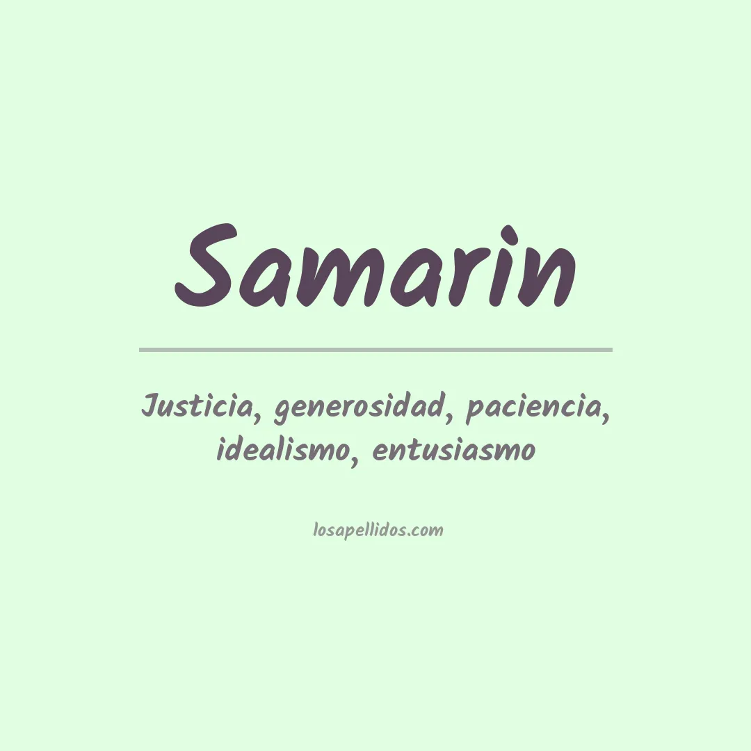 Apellido Samarin