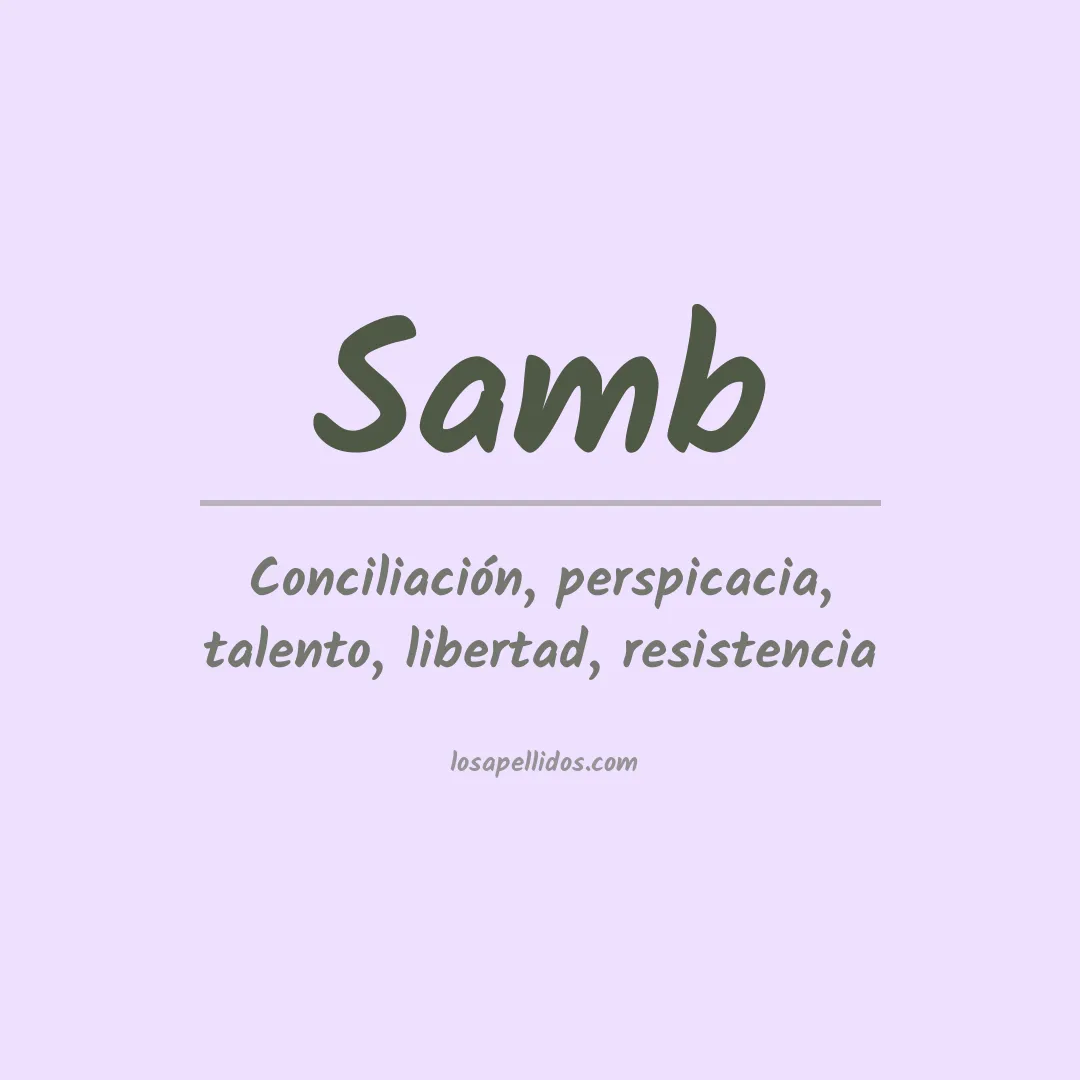 Apellido Samb