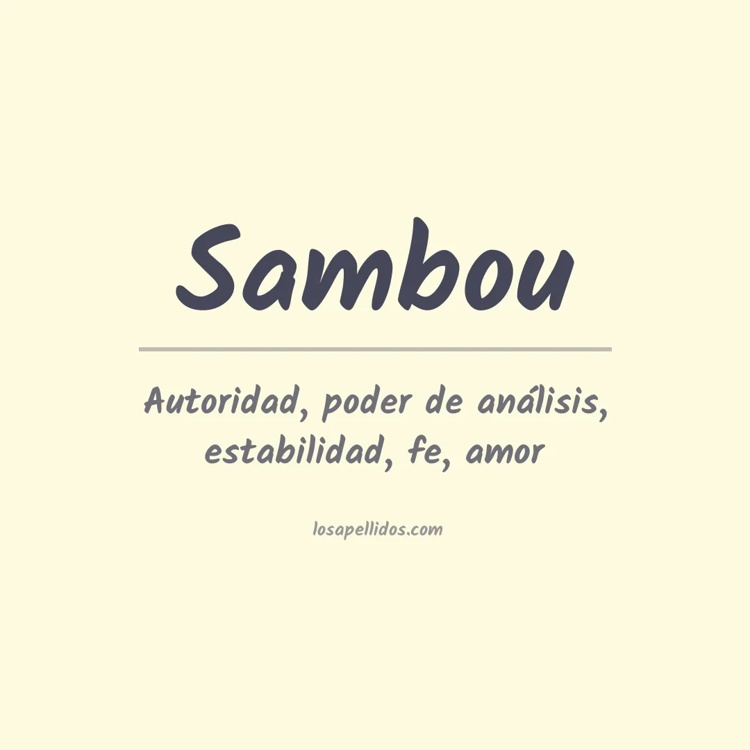 Apellido Sambou