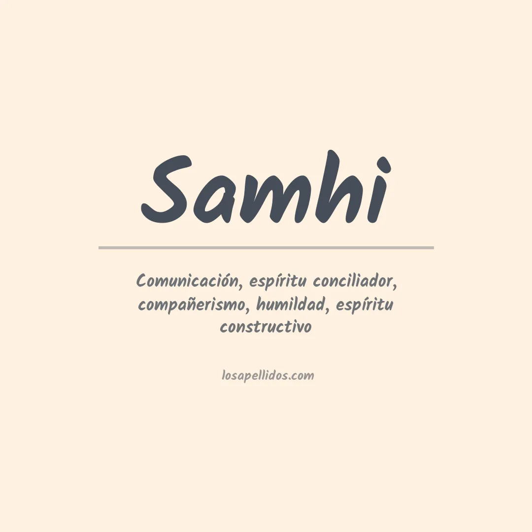Apellido Samhi