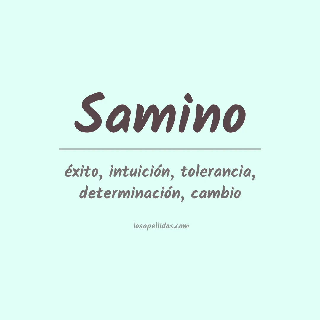 Apellido Samino