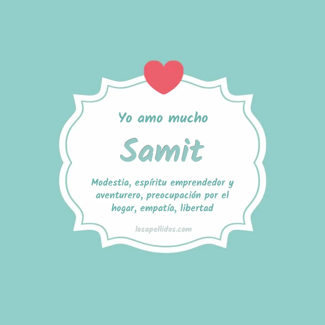 Yo amo mucho Samit