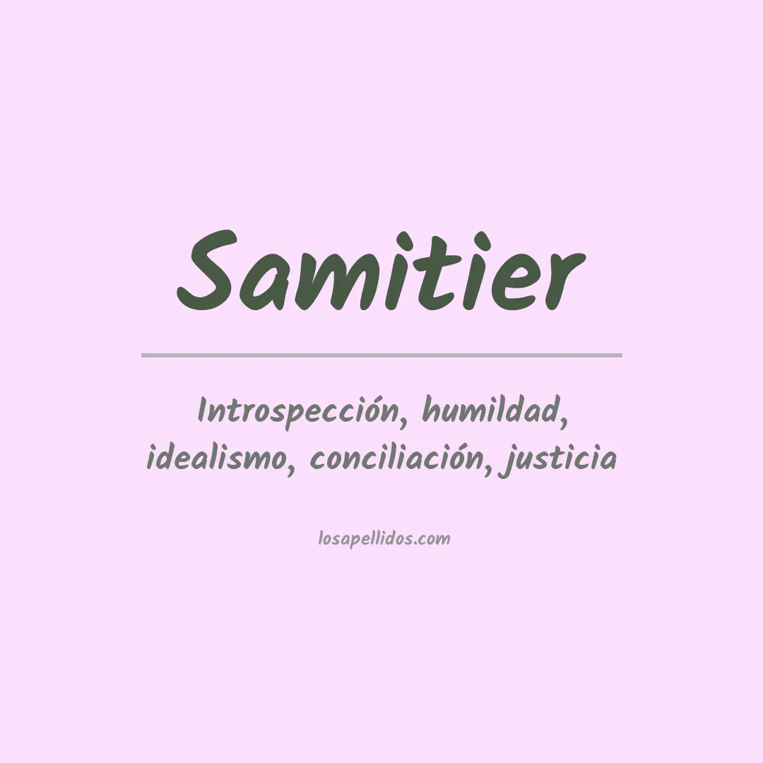 Apellido Samitier