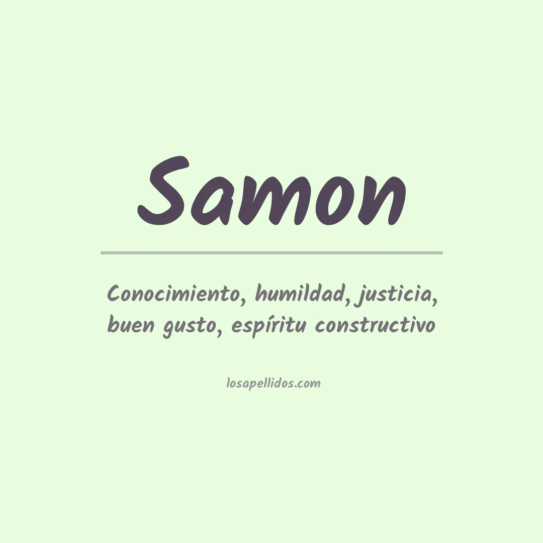Apellido Samon